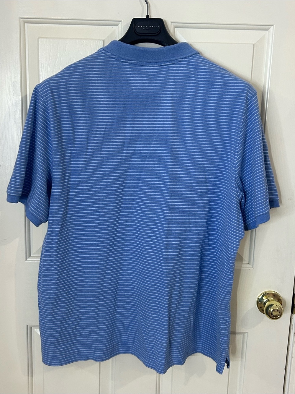 Vineyard Vines Blue Striped Polo Shirt Men’s XL Preppy Whale Pique Cotton Blend - Picture 3 of 8